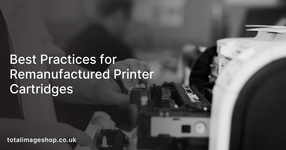 Best Practices for Remanufactured Printer Cartridges
