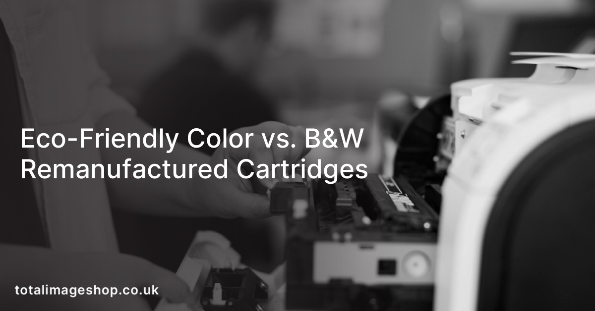 Eco-Friendly Color vs. B&W Remanufactured Cartridges