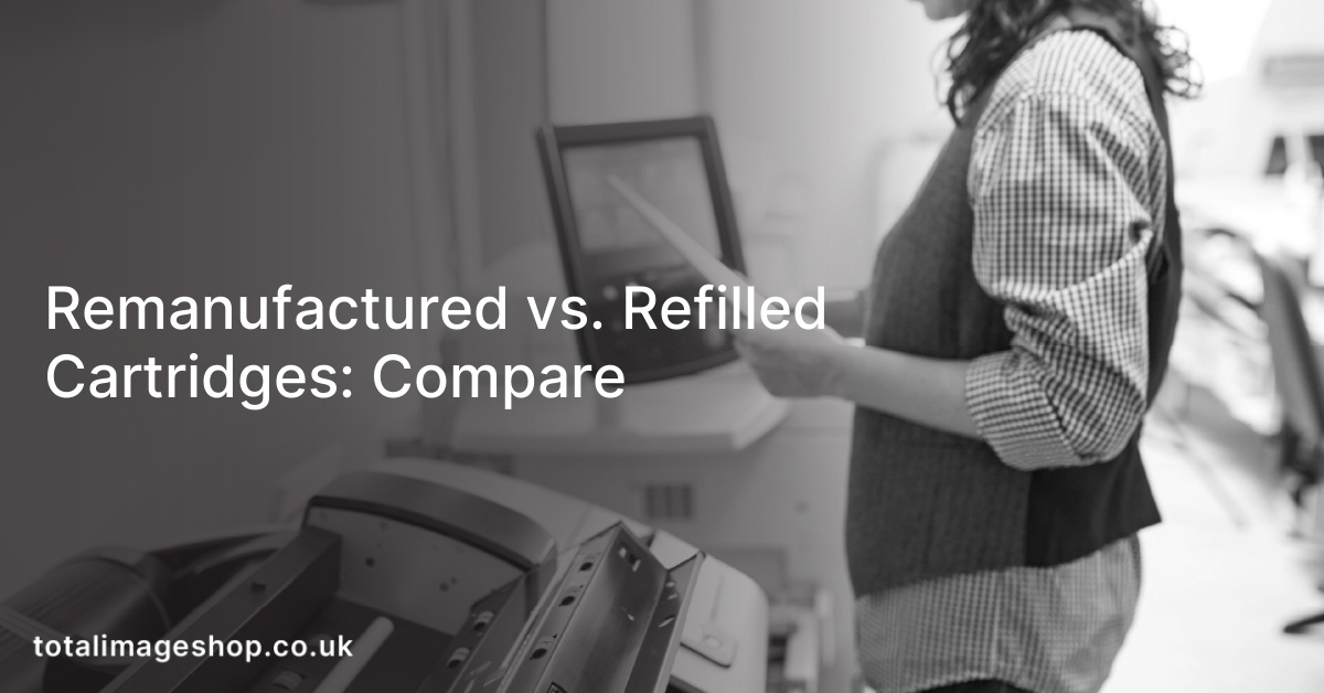 Remanufactured vs. Refilled Cartridges: Compare